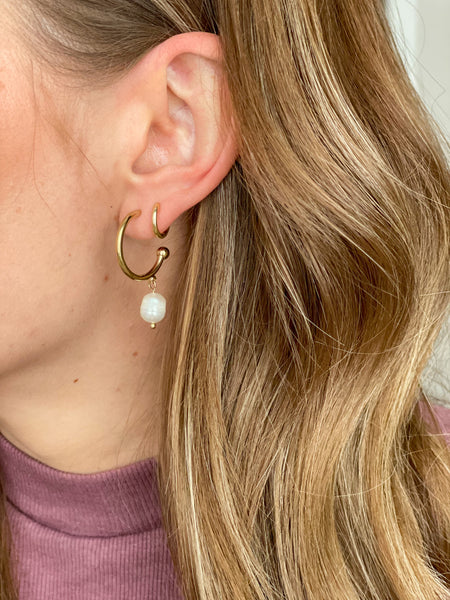 Pearl - Clip-On Earrings
