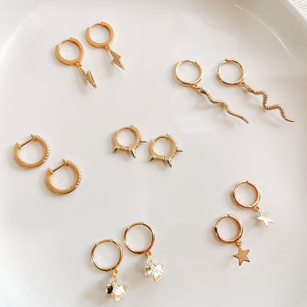 8mm Star Huggie